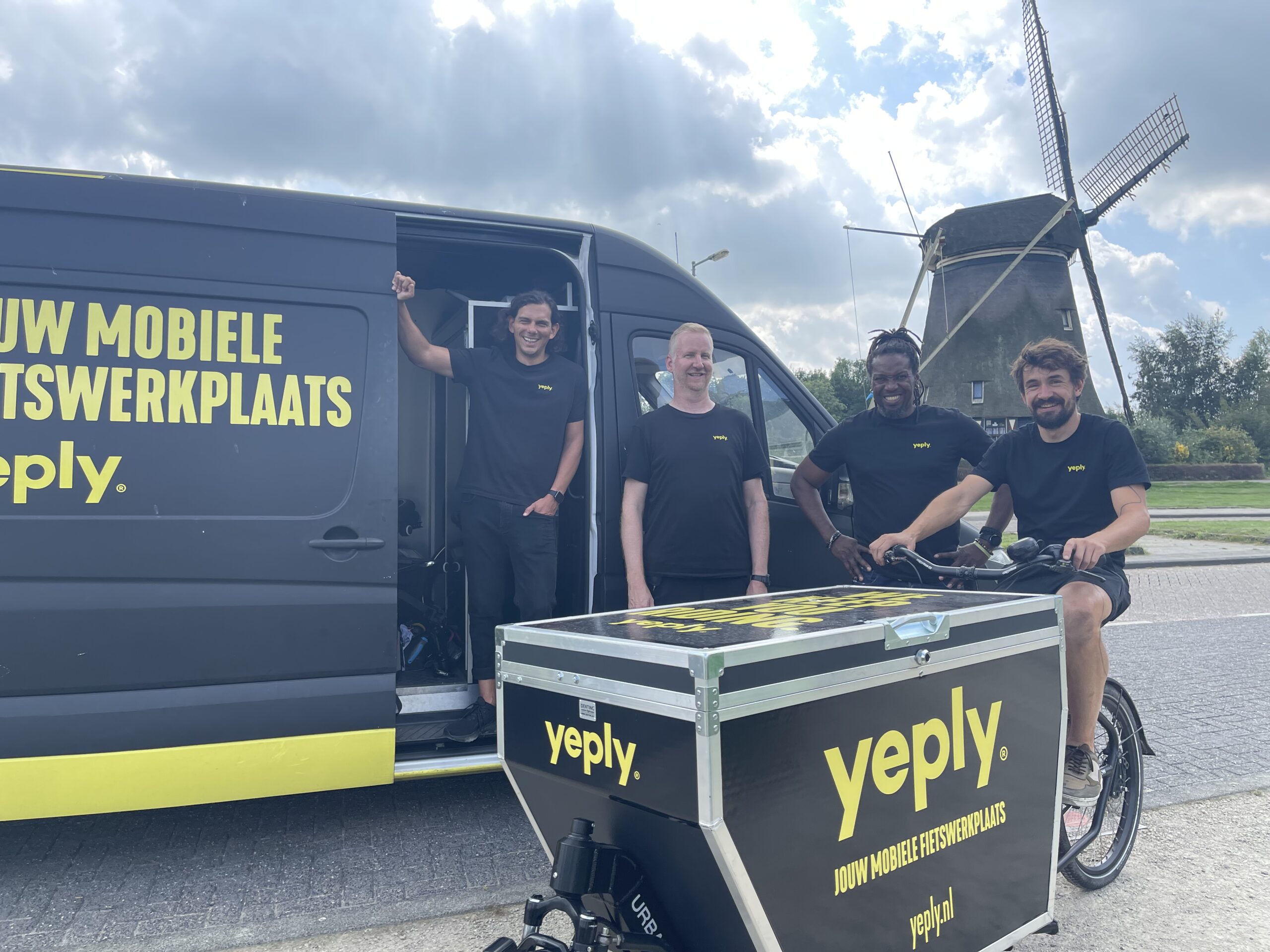 de oprichters van yeply